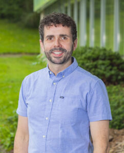 CXControls' Technical Director smiling at West Lakes Science Park, Cumbria, UK.